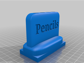 pencil holder 3d print model - Mito3D