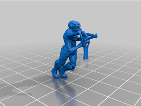charging space cult pitfighter 3d print model - Mito3D