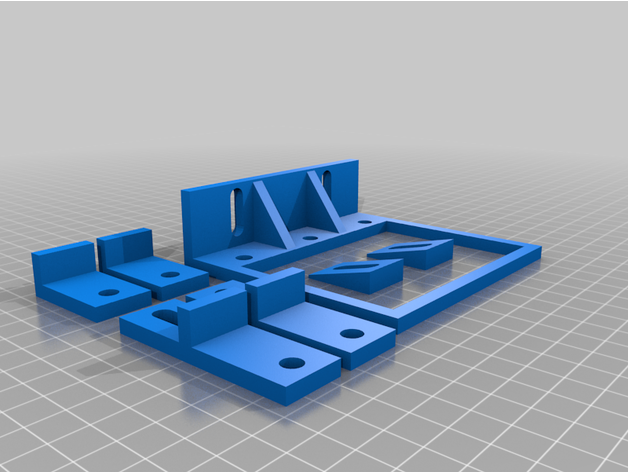 hanging tablet bracket 01 3D print model - Mito3D