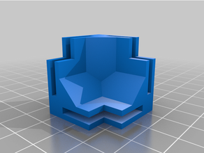 customized parametric mini modular framing - corner block rail 3d print model - Mito3D