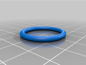 o-ring 21 265 customized 3d print model - Mito3D