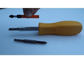 screwdriver extender bit 3d print model - Mito3D