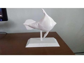 bisbilhoteiro subnautica liquidificador criatura peixe 3d print model - Mito3D