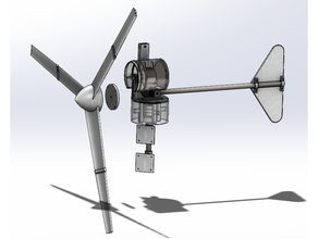 vent turbine lames aéro lame 3d print model - Mito3D