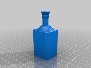 alcohol decanter 16th 3d printer action figure prop 3d print model - Mito3D