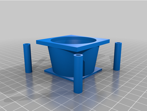 customized fan size conversion adapters 3d print model - Mito3D
