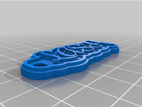Peitsche Schlüsselbund angepasst 3d print model - Mito3D