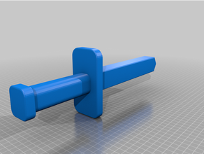 dice dagger simple 3d print model - Mito3D