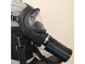 modular 40mm nato rd40 vasilha adaptador kit sujeira diabo f2 hepa filtro ar máscara gás papr 3d print model - Mito3D
