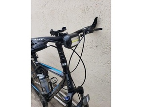 bicyclette monter port cargaison lumière 3d print model - Mito3D