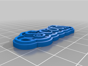 scout keychain customized 3d print model - Mito3D