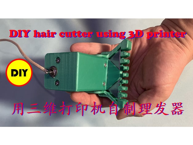diy hair cutter 3d printer 3D print model - Mito3D