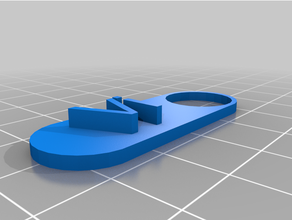 personalizzato tag vi 3d print model - Mito3D