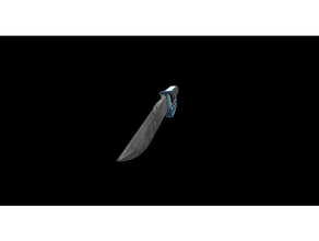 faca soco ingl kitchen knife holder sharpener melee weapon punch 3d print model - Mito3D