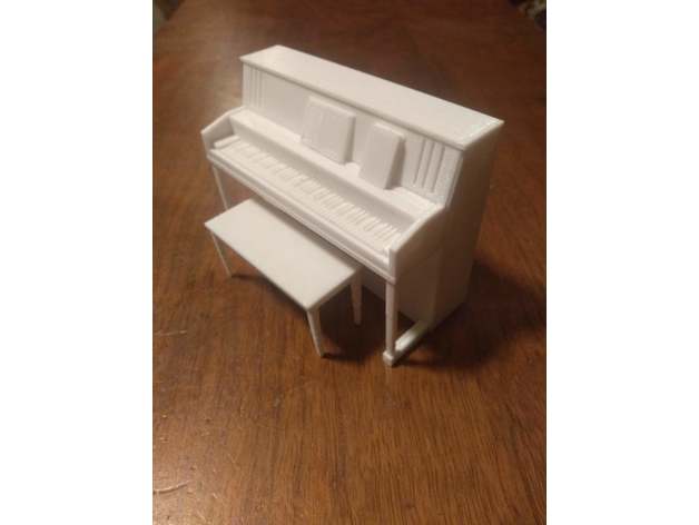 piano replica 3D print model - Mito3D