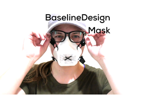 silikon maske v4 temel tasarım 3d print model - Mito3D