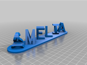 Amélie 2 personnalisé 3d print model - Mito3D