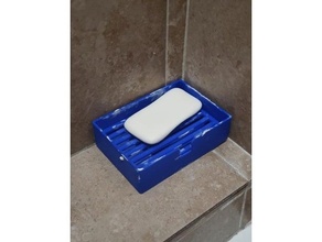 soap dish removable grill bathroom 3d print model - Mito3D