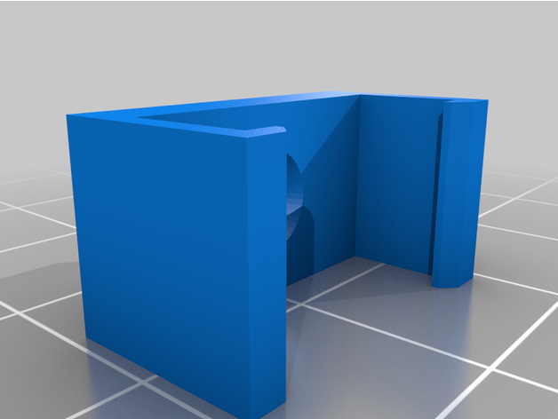 customized parametric led profile clip 3D print model - Mito3D
