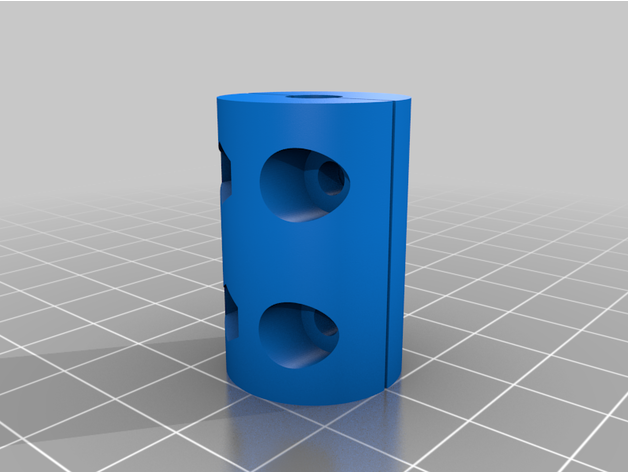 angepasst parametrisch axis Koppler 5mm Stepper 6mm Stange 3D print model - Mito3D