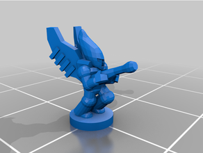 swooping hawks - alternate wings 15mm 40k eldar epic epic40k 3d print model - Mito3D