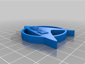 starfleet badge magnet 3d print model - Mito3D