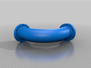 Ellbogen Pipeline 90 Konstruktion DIY Rohr Tube 3d print model - Mito3D