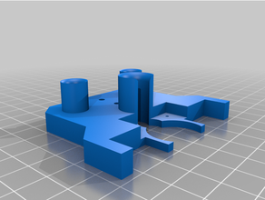 flashforge extruder plate fan mount creator creatorpro 3d print model - Mito3D