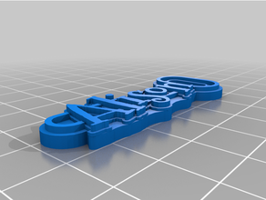 alison keychain customized 3d print model - Mito3D