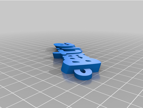 beatrice keychain customized 3d print model - Mito3D