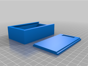 magnetisch Schlüssel versteckt Box gleiten Deckel fixed unterstützt erforderlich ausblenden Halter Unterstützung Geheimnis Container 3d print model - Mito3D