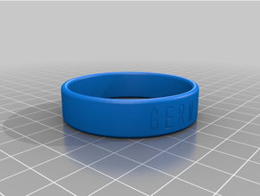 customized bracelet -germ 3d print model - Mito3D
