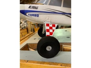 timber hubs - eflite efl5258 rc plane planes parts wheels 3d print model - Mito3D