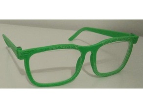replacement glasses 3d print model - Mito3D