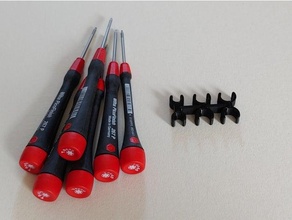 wiha screwdriver clip holder tool tools stand xiaomi mijia 3d print model - Mito3D