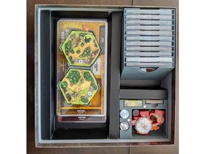 jurássico parque Perigo jogos armazenamento organizador jogo tabuleiro inserções 3d print model - Mito3D