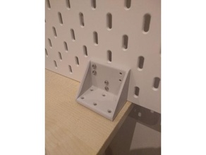 sk dis pegboard table mount 3d print model - Mito3D