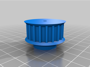 parametric pulley 317 core customized 3d print model - Mito3D
