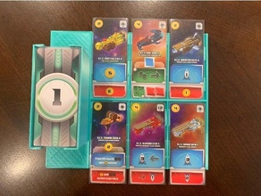espaço base cartão exibição jogo tabuleiro inserções borda jogos inserir 3d print model - Mito3D
