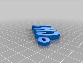 llavero chus personalizado 3d print model - Mito3D
