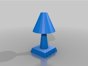 minuscule lampe 3d print model - Mito3D