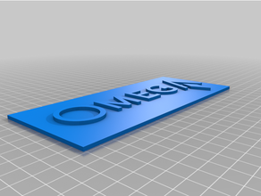 omega cohete firmar modelo 3d print model - Mito3D