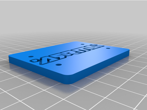 Esc Montage Teller Adapter arrma Verstoß grenzenlos 3d print model - Mito3D