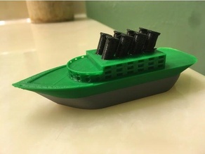openscad bateau 3d print model - Mito3D