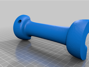 resistencia tubo banda Thera pesa ejercicio 3d print model - Mito3D