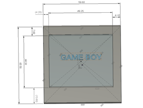 divertido ips mgb dmg pantalla tonto juego chico gameboy bolsillo 3d print model - Mito3D