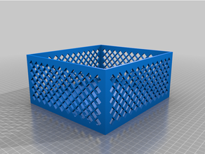 customized lattice box solid 3d print model - Mito3D