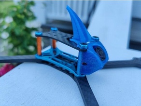 floss 30 lite micro cam cage crash flip fin turtle 3d print model - Mito3D