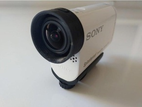 objektivschutz Linse Sparer Sony Actioncam hdr as200 Schutz 3d print model - Mito3D