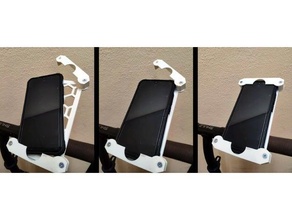 Telefon montieren Fahrrad Roller parametrisch 3d print model - Mito3D